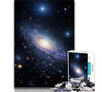 Puzzle Univers Galaxie 1000 pièces pour Adultes et Adolescents, Jeu Familial Anti-Stress, défi Difficile, Cadeaux du Père Noël Secret 38x26cm