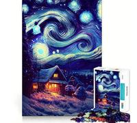 Puzzle Univers Nuit Étoilée 1000 Pièces pour Adultes Jeu Intelligent et Pratique d'Intérieur Découpe Précise 50x75cm