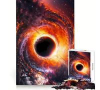 Puzzle Univers Trou Noir 1000 Pièces pour Adolescents Exercice Mental Loisirs Calmes Parfait pour Noël (38x52cm)