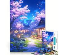 Puzzle Urban Blossom Haven 1000 pièces Jeu de Construction Assemblage Parfait sans écart Activité gratifiante pour Les Jours de Pluie (50x75cm)