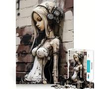 Puzzle Urban Girl V 1000 pièces Découpe Laser pour Un Assemblage Parfait Activité de Partage et de Concentration Amusante (38x52cm)