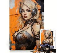 Puzzle Urban Girl V 1000 pièces Exercice cérébral, détente et Relaxation Découpe de précision Cadeau Symbolique (38x26cm)