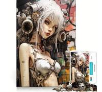Puzzle Urban Girl V 1000 pièces pour Adultes,défi Mental,découpe Nette,alignement Parfait,activité Amusante en Famille Le Soir (38x52cm)
