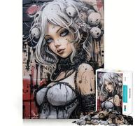 Puzzle Urban Girl V de 1000 pièces pour Adolescents,activité ludique et stimulante pour l'esprit,Taille Uniforme,pièces précises,Relaxation,activité de Groupe en intérieur (50x75cm)