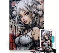 Puzzle Urban Girl V pour Adultes,1000 pièces,Jeu de réflexion Stimulant,Structure à emboîtement précise,Facile à Apprendre,pour Le Plaisir de Toute la Famille (38x26cm)