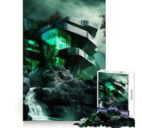 Puzzle Urban Oasis pour Adultes, 1000 pièces, défi cérébral, Jeu Amusant et Silencieux, découpe précise, décoration Murale 38x26cm