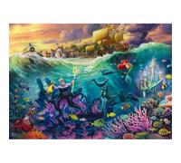 Schmidt-Spiele – Puzzle – Disney : La Petite Sirène (Ursula) – Thomas Kinkade – 1000 pièces