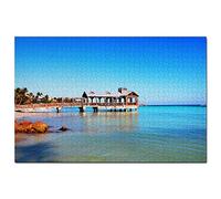 Puzzle USA Amérique Key West Floride Jetée pour Adultes 100 pièces Voyage Cadeau Souvenir 45,5 x 35,5 cm