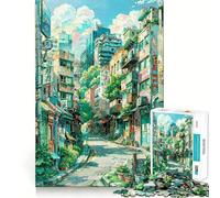 Puzzle Usure et Déchirure 1000 pièces,Jeu cognitif Amusant,découpe de Haute précision,Cadeau Unique pour soulager Le Stress (38x26cm)