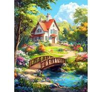 Puzzle Vacances Campagne Paysage de 700 Pièces pour Adultes, Puzzles 700 pièces Adultes, Jigsaw Puzzle d'art pour Défi, Puzzles Coloré à Faire soi-même pour la Décoration de la Maison