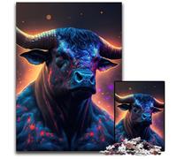 Puzzle Vache Mutante 1000 pièces en Carton, idéal pour Les Adolescents et la décoration intérieure 26x38cm/10,23x14,96 Pouces