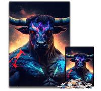 Puzzle Vache Mutante 1000 pièces pour Adultes, Puzzles en Carton pour Adolescents et Divertissement en Famille - Jeu de réflexion à Faire soi-même, Cadeau 26x38cm/10,23x14,96 Pouces