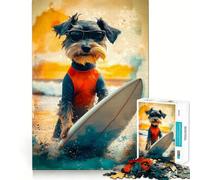 Puzzle Vagues d'été pour Adultes, 1000 pièces, renforce la mémoire, apaise et divertit, Bords de qualité, Joli Cadeau 38x52cm