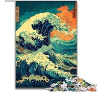 Puzzle Vagues japonaises 1000 pièces pour Adultes et Adolescents, Jeu Stimulant et interactif en Famille (26x38cm)