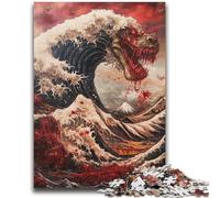 Puzzle Vagues Magiques 1000 Pièces pour Ados, à partir de 14 Ans, Casse-tête, Jeux en Famille, Cadeaux de Noël et d'anniversaire 26x38cm