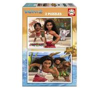 Puzzle - Vaiana 2 - 2x100 pièces - Multicolore - 40x28 cm
