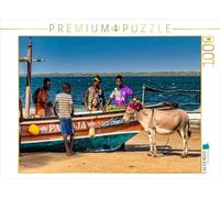 Puzzle · Vainqueur du Concours de beauté des ânes | L'île de Lamu nous fait découvrir un autre monde passionnant · 1000 pièces · Format assemblé 64 × 48 cm · CALVENDO Puzzle