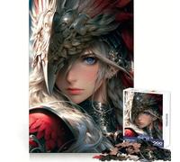 Puzzle Valkyrie Angel of War 1000 pièces Développe Les capacités cognitives Passe-Temps agréable Solide Cadeau de Noël Unique (50x75cm)