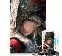 Puzzle Valkyrie Angel of War 1000 pièces Jeu de Concentration mentale Découpe de précision Bords Lisses Activité captivante pour des soirées tranquilles (38x52cm)
