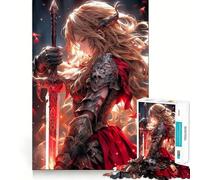 Puzzle Valkyrie Angel pour Adultes,1000 pièces,Jeu de réflexion,Cadeau,découpe de Haute précision,activité relaxante à Faire en Groupe à l'intérieur (38x52cm)
