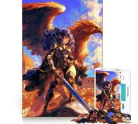 Puzzle Valkyrie avec Griffon 1000 pièces pour Adolescents Jeu de mémoire Amusant,Propre et sans Couture Activité de Groupe relaxante en intérieur (38x26cm)