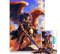 Puzzle Valkyrie avec Griffon 1000 pièces pour Adolescents Stimule l'esprit Ajustement Parfait Loisirs captivants pour des Moments de détente à la Maison (38x52cm)