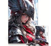 Puzzle Valkyrie Guerrière 1000 pièces pour Adolescents, Exercice Mental, Passe-Temps apaisant, Cadeau de Noël idéal (50x75cm)