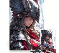 Puzzle Valkyrie Guerrière pour Adultes, 1000 pièces, activité de Loisirs stimulante et Cognitive, Format idéal, Cadeau Parfait (38x52cm)
