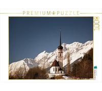 Puzzle · Vallée de l'Inn, église Saint-Georges | 1000 pièces · Format assemblé 64 × 48 cm · CALVENDO Puzzle