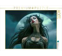 Puzzle · Vampires | Femme vampire à la pleine lune · 1000 pièces · Format assemblé 64 × 48 cm · CALVENDO Puzzle