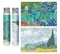 Puzzle Van Gogh célèbre Peinture Ciel étoilé Paysage décompression Jouet 2 pièces/Ensemble Mini Tube Poche Puzzles Cadeau