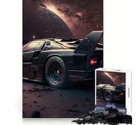 Puzzle Vantablack Streetcar 1000 pièces pour Adultes, idéal pour développer Les capacités cognitives et se détendre Découpe précise Cadeau Festif (50x75cm)