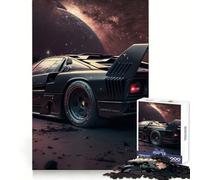 Puzzle Vantablack Streetcar 1000 pièces pour Adultes Stimule la mémoire Passe-Temps agréable Découpe précise Cadeau attentionné (38x26cm)