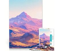 Puzzle Vastes Vues des collines pour Adolescents,1000 pièces,Jeu Stimulant l'esprit,Assemblage sécurisé et Solide,activité de Partage en Famille (38x52cm)