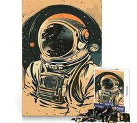 Puzzle vectoriel d'astronaute de 1000 pièces pour Adolescents : Exercice Mental apaisant, Passe-Temps idéal, Cadeau de Noël Parfait (50x75cm)