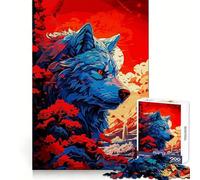 Puzzle vectoriel Loup 1000 pièces Pensée Claire, Distraction Douce, Bords précis, Cadeau Symbolique (50x75cm)