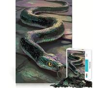 Puzzle vectoriel Serpent 1000 pièces pour Adultes Think Smart Toy Family Joy Découpe précise Pièce d'art (38x26cm)