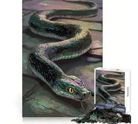 Puzzle vectoriel Serpent 1000 pièces pour Adultes Think Smart Toy Family Joy Découpe précise Pièce d'art (38x26cm)