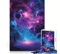 Puzzle vectoriel Spatial pour Adolescents, 1000 pièces, entraînement de la réflexion, Loisirs calmes, découpe Uniforme, Cadeau de Noël Unique (50x75cm)