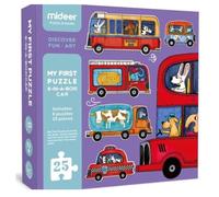 Puzzle Véhicules Mideer - 6 modèles évolutifs pour enfants de 2 ans et plus