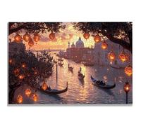 Puzzle Venise 2000 Pièces Adultes, Puzzle 2000 Pièces pour Adultes et Enfants à Partir de 14 Ans, Paysage Puzzles Bois de Qualité Supérieure avec Une Boîte d'emballage Exquise, Cadeau Femme, -1539