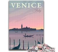 Puzzle Venise pour Adolescents 1000 pièces, idéal pour Les soirées Jeux, Jouet coloré pour la Maison, Cadeau 2000 pièces (70x100cm)