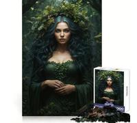 Puzzle Verdant Enchantress pour Adolescents, 1000 pièces, Stimulation Cognitive, détente, Assemblage Solide, Cadeau Symbolique (38x26cm)