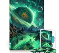 Puzzle Verdant Ring Serenade 1000 pièces Jeu Amusant et Facile à Transporter Pièces nettes et sans bavures Format Voyage (38x26cm)