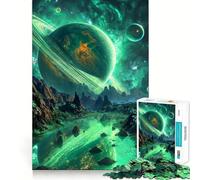 Puzzle Verdant Ring Serenade pour Adultes,1000 pièces,Jeu Stimulant l'esprit,Format Uniforme,pièces précises,idéal pour Les Voyages (50x75cm)