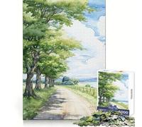 Puzzle Verdant Way 1000 pièces pour Adolescents, idéal pour développer la réflexion et se détendre, Cadeau de Noël Parfait (50x75cm)
