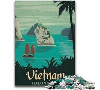 Puzzle Vietnam 2000 pièces pour Adolescents et Adultes, Anti-Stress, défi Difficile, renforce l'amour Entre Couples (70x100cm)