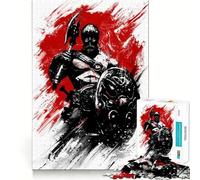 Puzzle Viking Berserk 1000 pièces Jeu de mémorisation mentale Découpe de Haute précision Défi cérébral interactif pour la Maison (38x52cm)