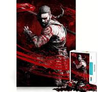 Puzzle Viking Berserker 1000 pièces Jeu de Concentration mentale Conception sans Espace Défi cérébral interactif pour la Maison (38x52cm)
