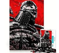 Puzzle Viking Berserker 1000 pièces Jeu de réflexion Stimulant Fixation optimale Défi cérébral interactif pour la Maison (50x75cm)